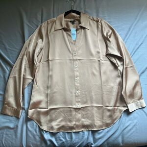Ann Taylor Petite Essential Shirt | Sz. Large Petite | NWT